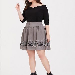 Torrid Harry Potter McGonagall Grey Slater Skirt